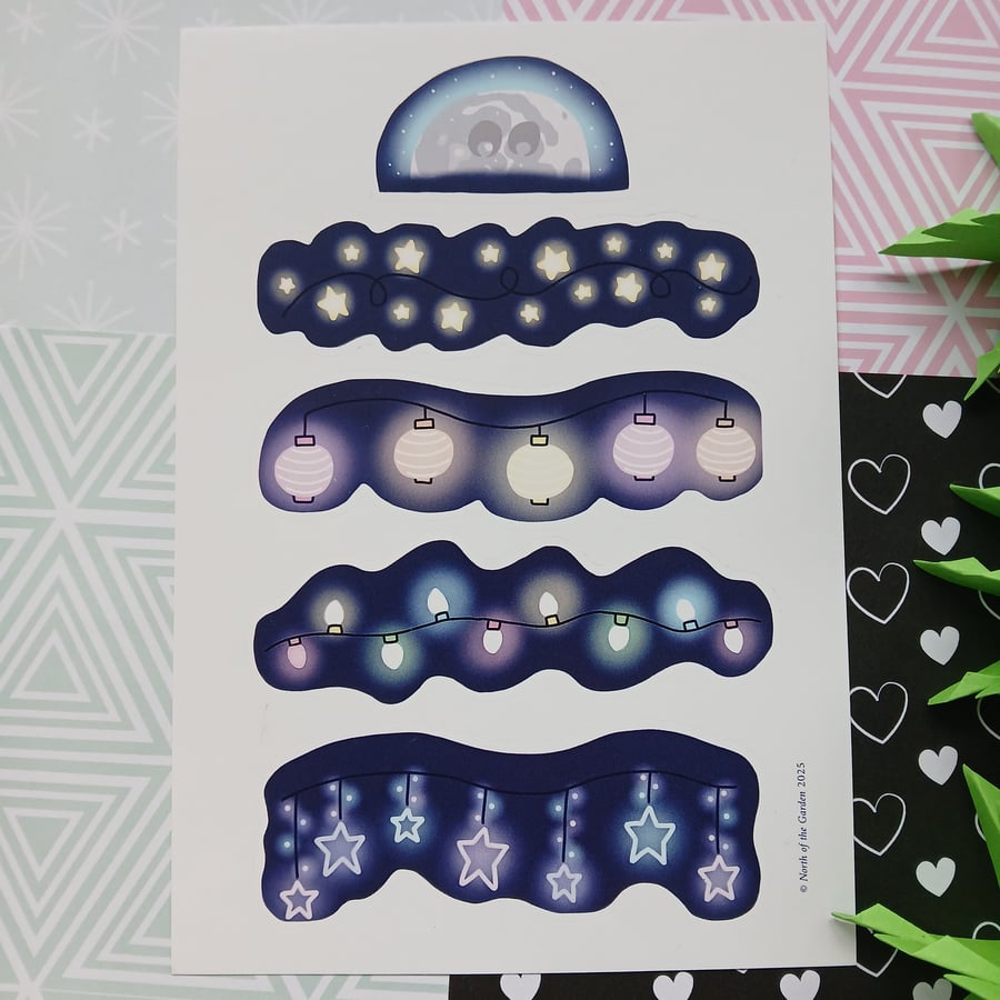 Fairy Light Divider Stickers