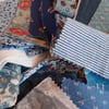 Blue fabric bundle 
