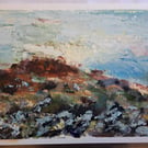 Redhills and Rocks (Original Landscape Painting)