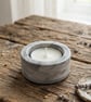 Black & White Marble Effect Eco-Resin Tealight Holders - Set of 3 - Image 2