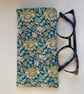 William Morris Art Nouveau Design Quilted Fabric Glasses Case