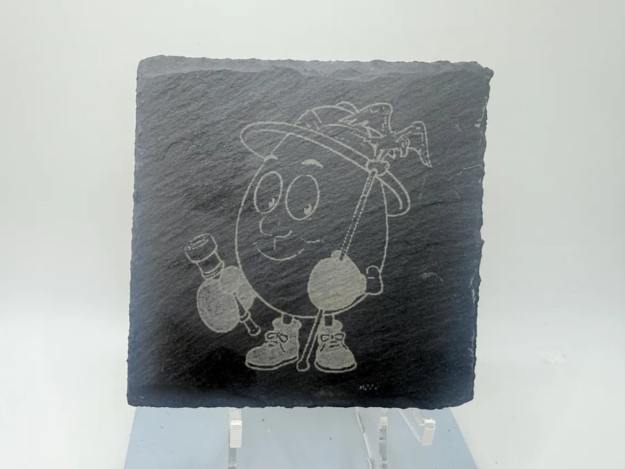 Dizzy The Adventurer Laser Etched Coaster