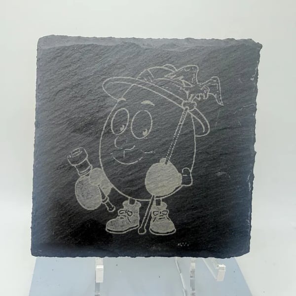 Dizzy The Adventurer Laser Etched Coaster