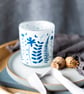 Spring hedgerow Cyanotype tealight holder. - Image 6