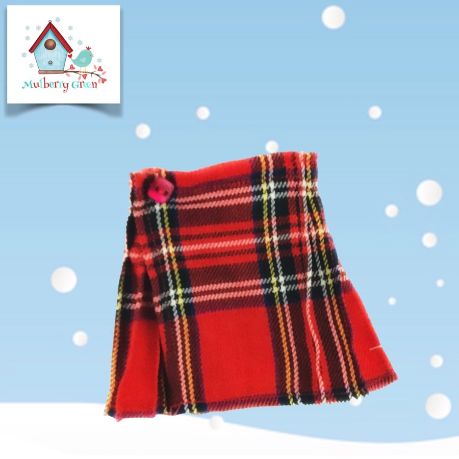 Red Tartan Kilt
