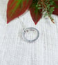 Silver Circle Necklace with 'Eternal Love' Message Inside - Image 3