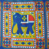 Elephant Panels Fabric Remnant. % to Ukraine