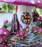 Enchanted Toadstool -Cherry Blossom - Fairy House - Image 7