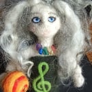 Custom Made Spirit Dolls - "Maiden Mother Crone" Sun, Stars, Music Goddess Doll