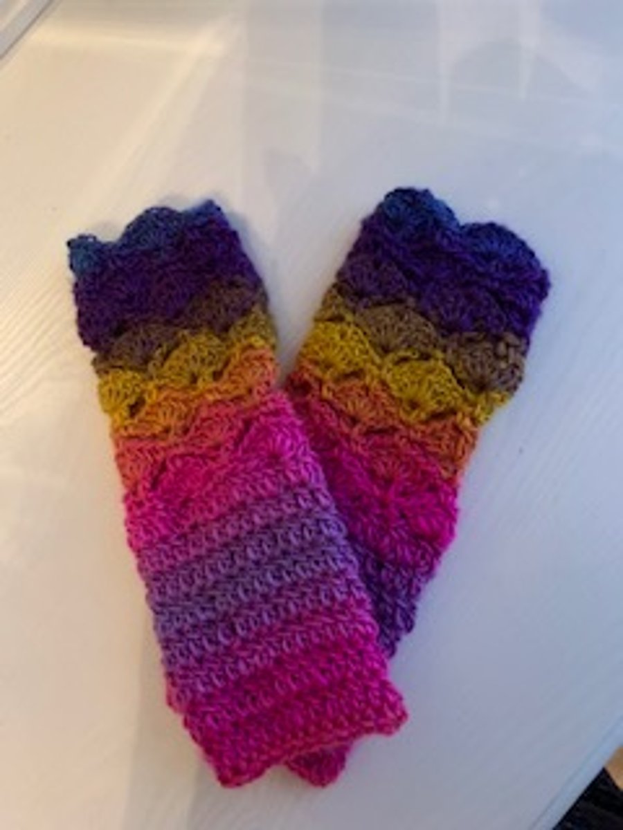 Boho Fingerless Gloves