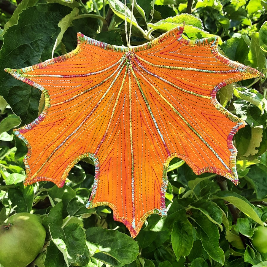 Autumn Leaf Hanging Decoration 