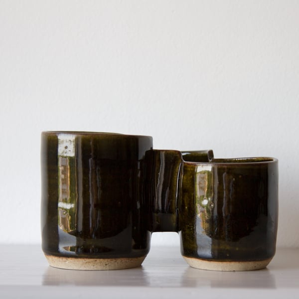 Trio Plant Pot - Dark Green