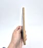 Handmade Ceramic Tile with Fern Impression and Slip Decoration - Image 3