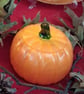 Handmade epoxy resin pumpkin decorative pot with removable lid.