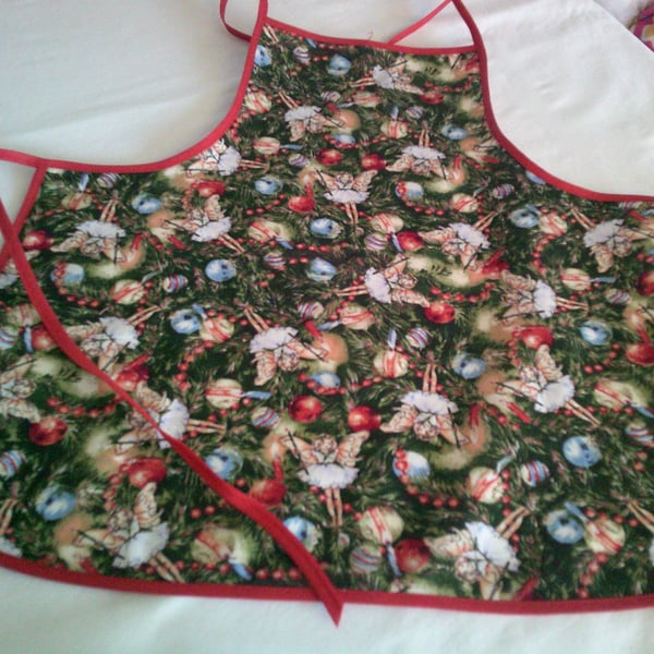 Fairy Garlands on The Christmas Tree Baby Apron
