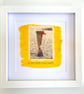Hatman; framed image, mounted and printed on card and handmade paper - Image 1