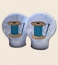 Needle and Thread Tealight Covers - Embroidered Felt Sewing Decor - Image 1