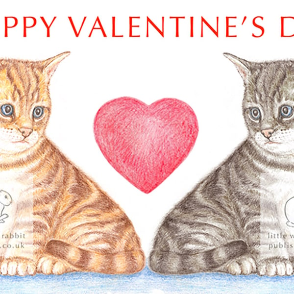 Kittens - Valentine Card