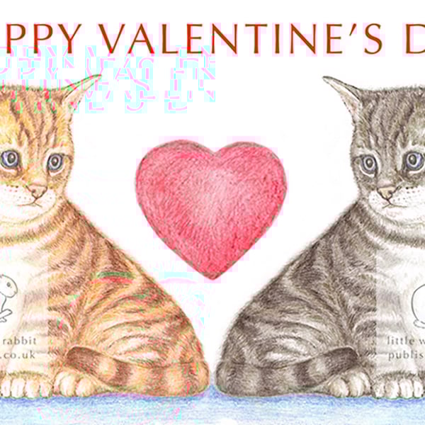 Kittens - Valentine Card