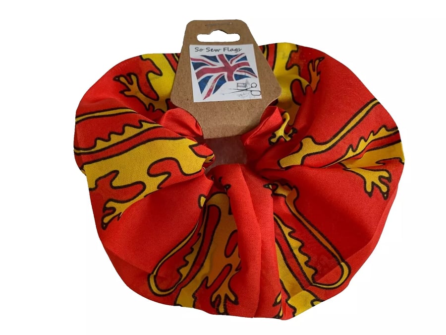 King Richard 1st Flag Hair Scrunchie Scrunchies Accessory Band Elastic
