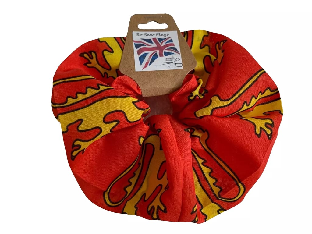 King Richard 1st Flag Hair Scrunchie Scrunchies Accessory Band Elastic