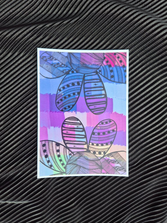 7X5 Print - Wildflowers Edition Unframed Dopamine Art Decor