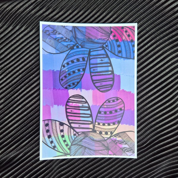 7X5 Print - Wildflowers Edition Unframed Dopamine Art Decor