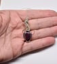 Perfectly Imperfect Ruby and Silver Necklace - Image 9