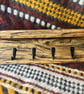 Handmade Rustic Wall Hung Key Holder with Shelf - Image 6