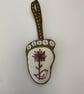 Hanging new baby footprint gift for birth, first Christmas, nursery, christening - Image 6