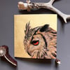 The Wise Old Owl Blank Greeting Card