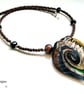 Murano Glass, Baroque Pearl & Seed Bead Necklace 'ONE OFF' - Image 3