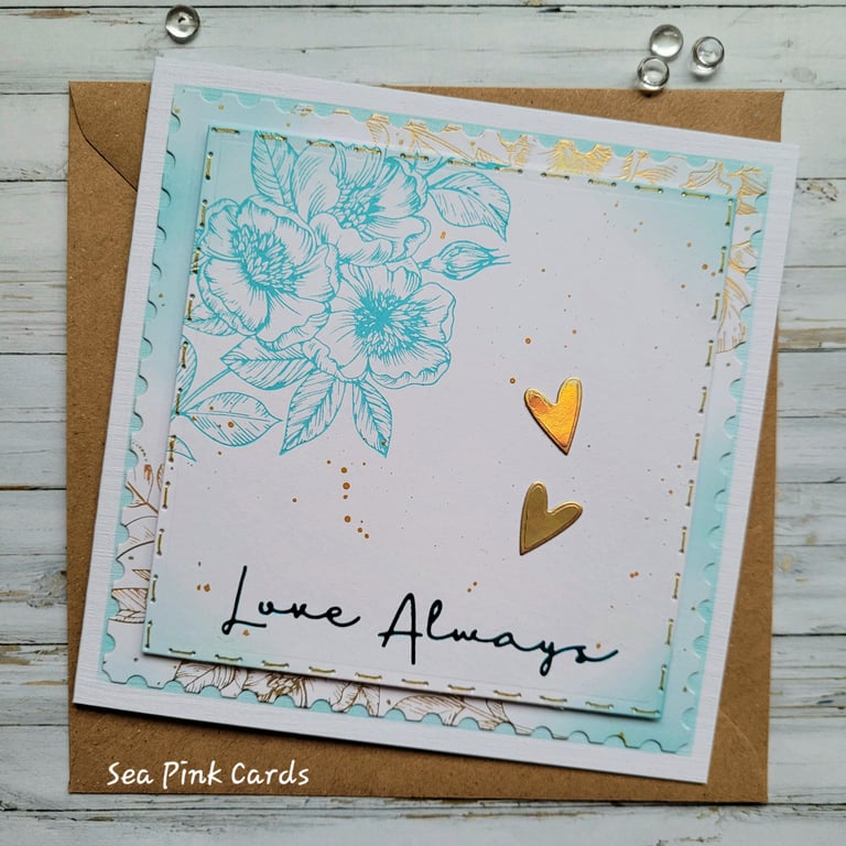 Love Always Greeting Card - valentine card, anniversary, wedding, engagement