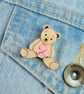 Breast Cancer Awareness Pin, Handmade Breast Cancer Support Lanyard Badge - Image 3
