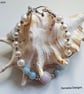 Kunzite, Aquamarine & Freshwater Pearl Designer Bracelet  - Image 2