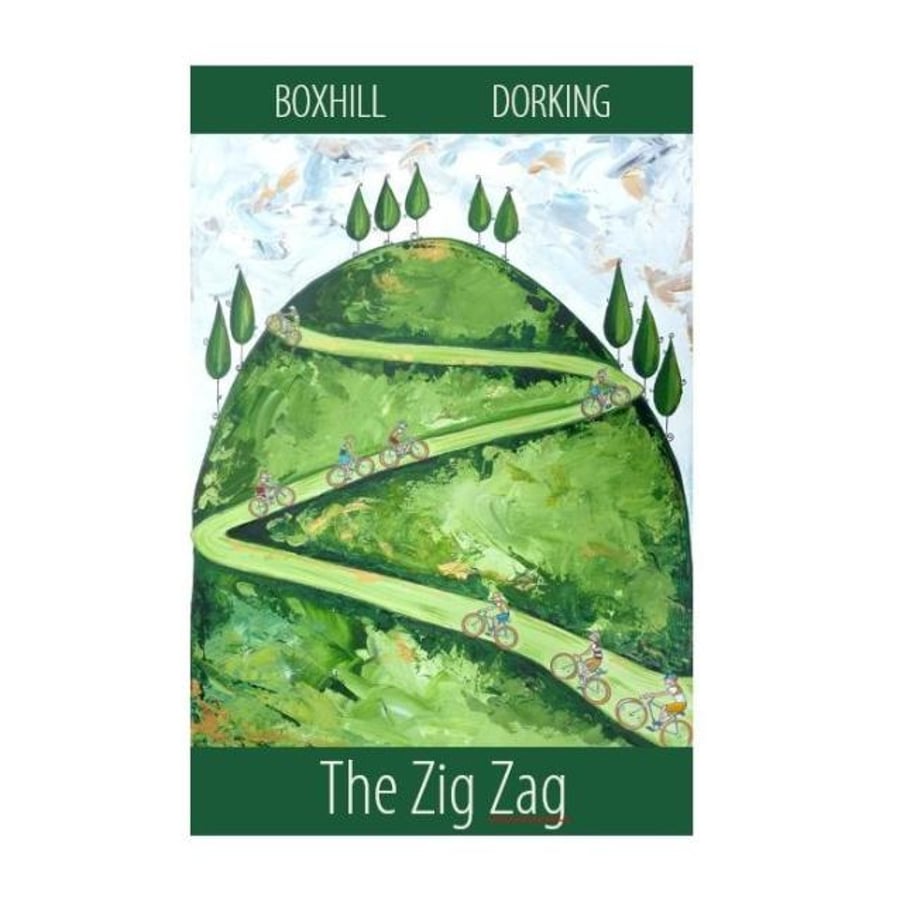 Boxhill Zig Zag - unframed