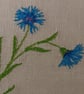 Embroidered Cornflower General Greeting Card - Image 4