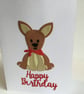  Birthday card. Dog birthday card. Ref 343.  - Image 4