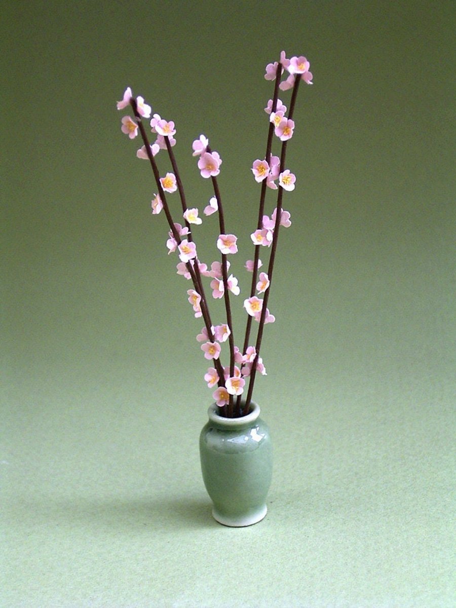 DIY Cherry Blossom Paper Flower Kit for 12th scale Dollhouses