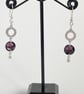 Sterling Silver Crystal Earrings - Image 3
