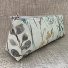 Pencil Case, Brush Case, Cosmetic Bag, Zipped Purse, Mothers Day Gift