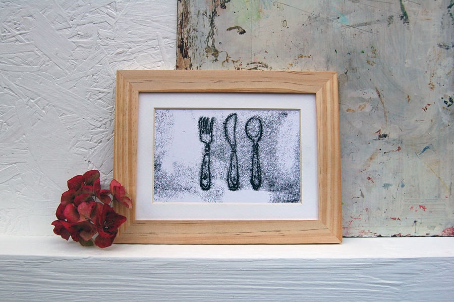 SALE Cutlery Original Monoprint 