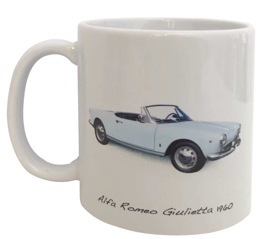Alfa Romeo Giulietta 1960 - 11oz Ceramic Mug for the Enthusiast