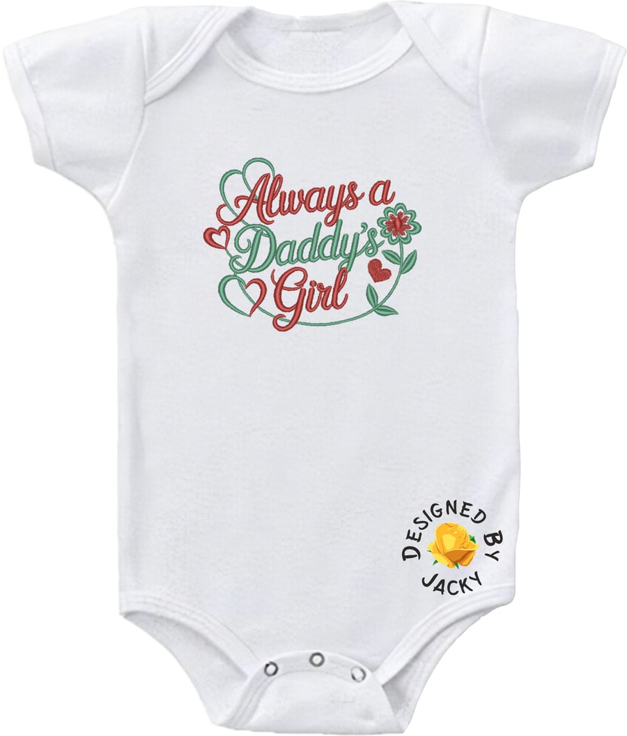 Always A Daddy's Girl - Embroidered