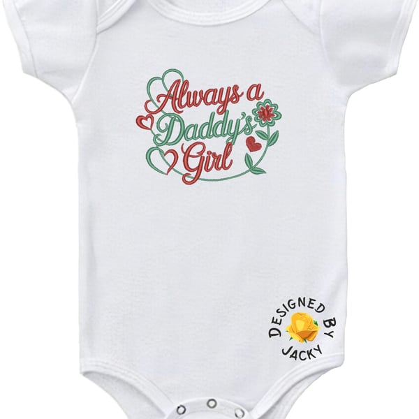 Always A Daddy's Girl - Embroidered