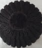 Tea Cosy for Le Creuset Medium Grand 1.3L Tea Pot, Hand Knitted, Solid Black - Image 4
