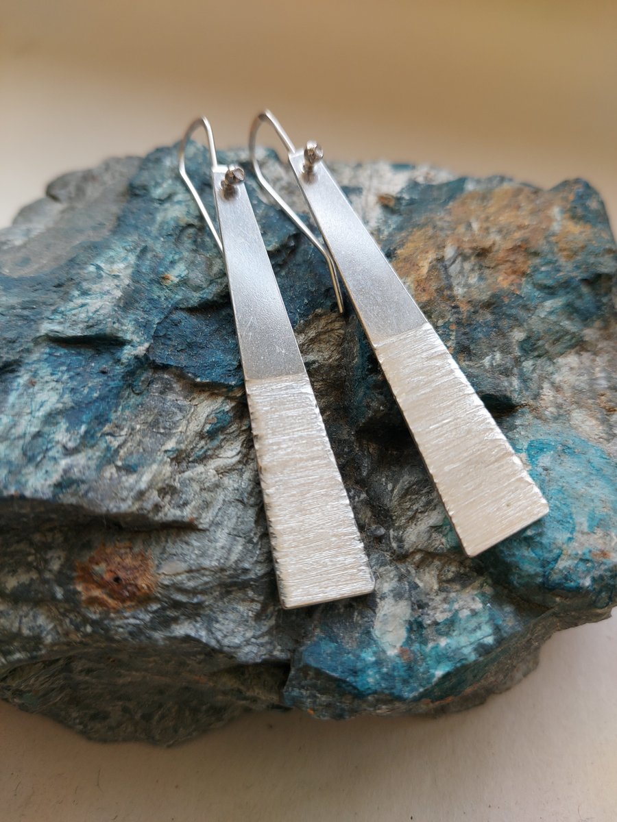 Sterling Silver drop earrings - two designs