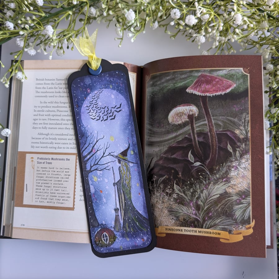 Magic of the Night themed handcrafted Bookmark