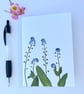 Pack of 4 Handmade Real Pressed Flower Greeting Cards - Image 3