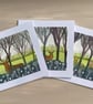 Red deer stag card hand painted - Image 5